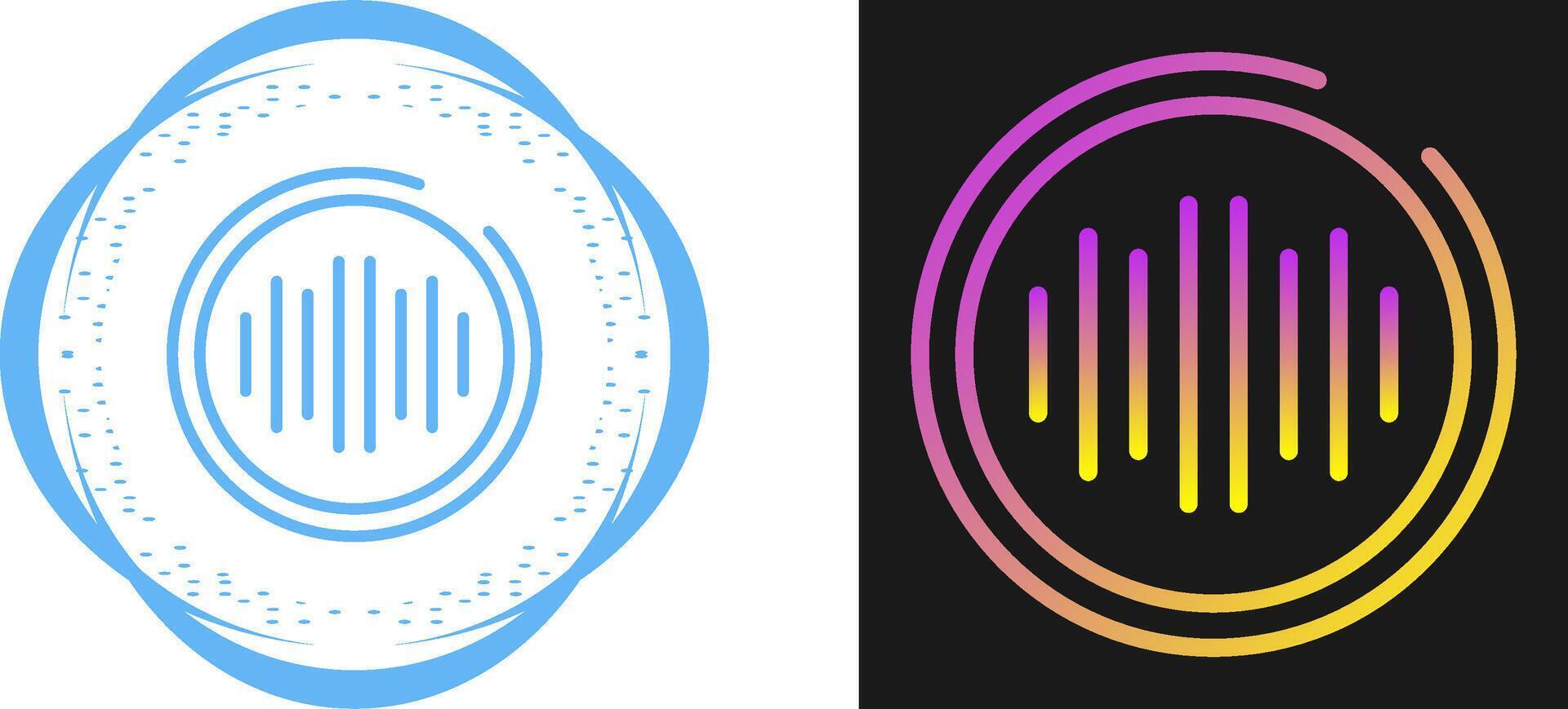 Audio Spectrum Vector Icon