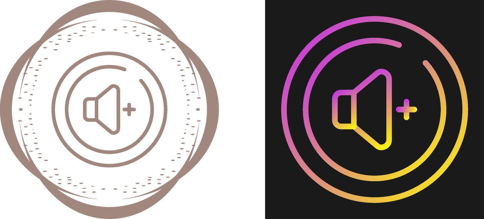 Volume Up Circle Vector Icon