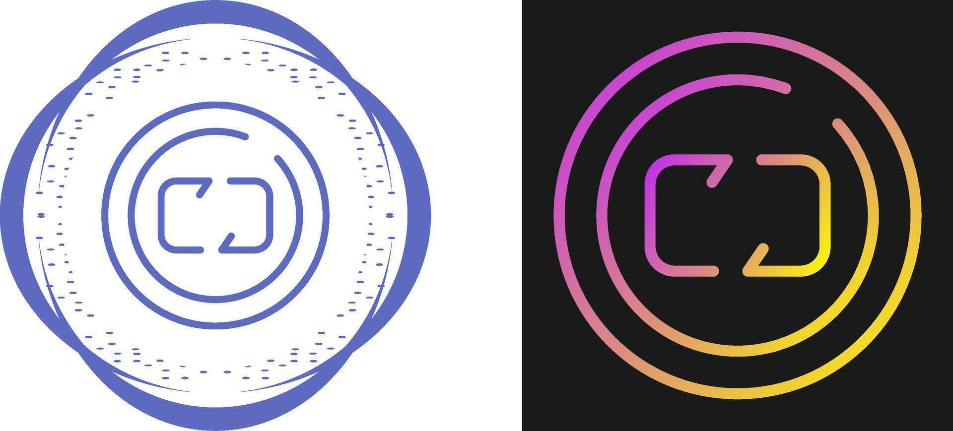 Repeat Circle Vector Icon