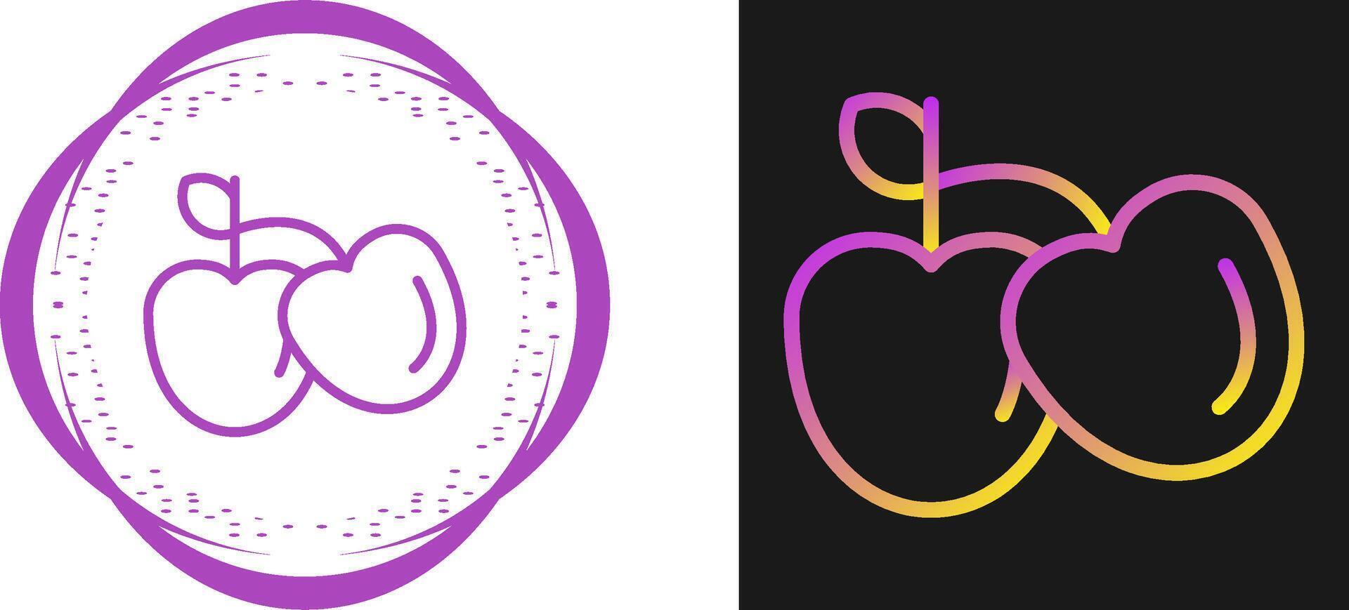 Cherries Vector Icon