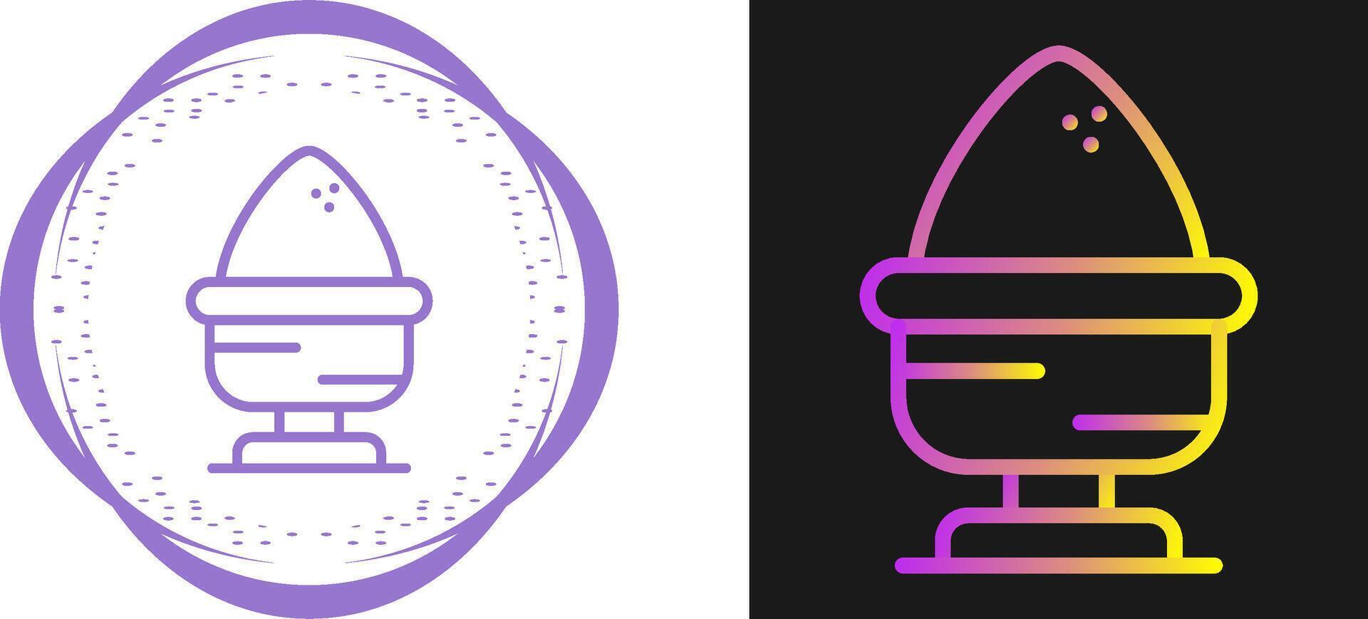 Boiled Egg Vector Icon