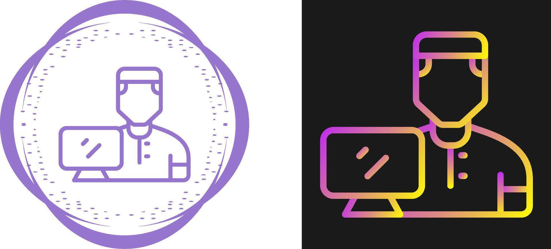 Working Man Vector Icon