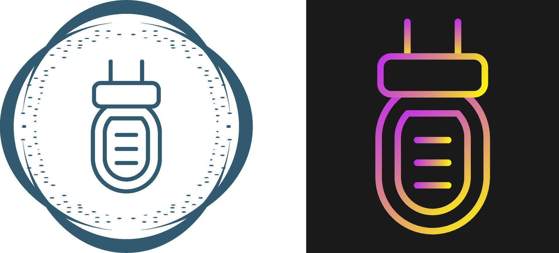 Capacitor Vector Icon