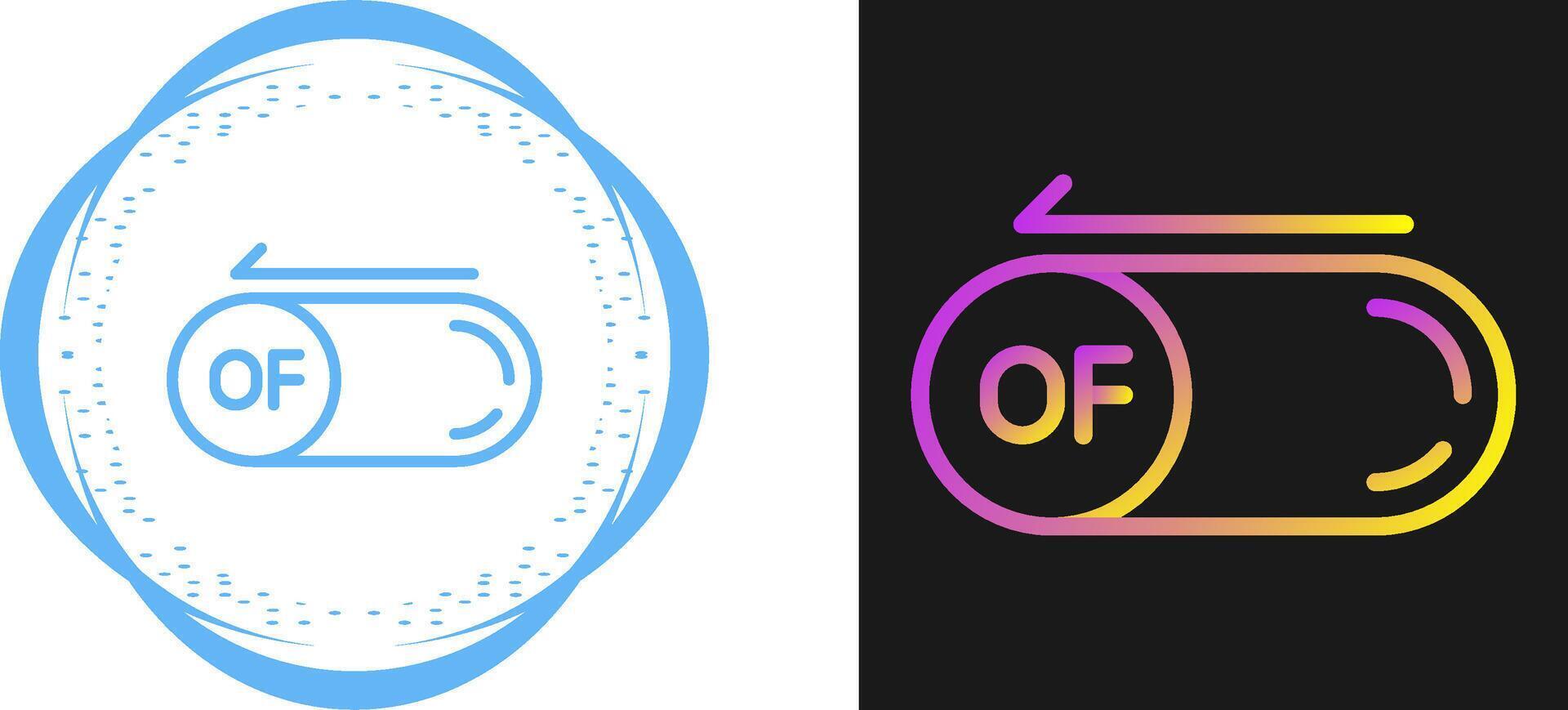 Of Button Vector Icon