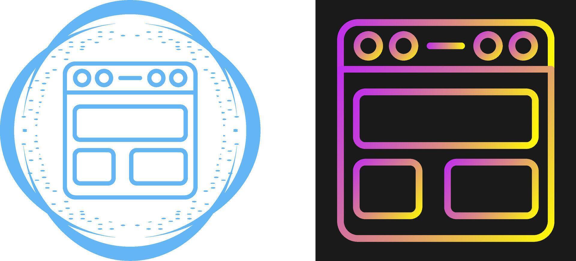 Browser Vector Icon