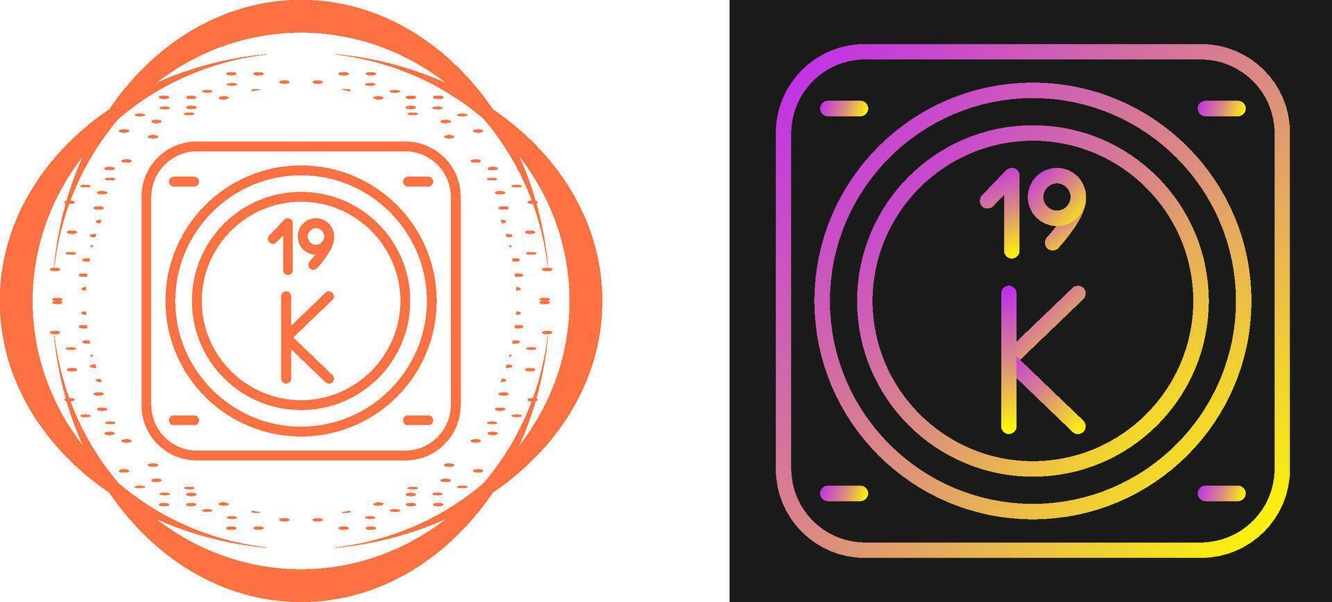 Potassium Vector Icon