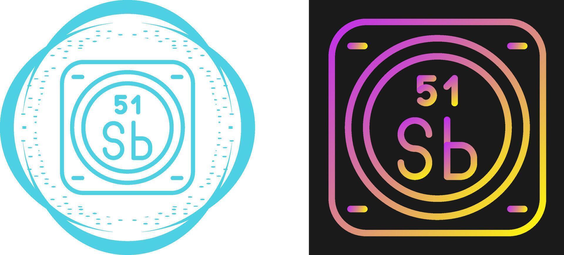 Antimony Vector Icon