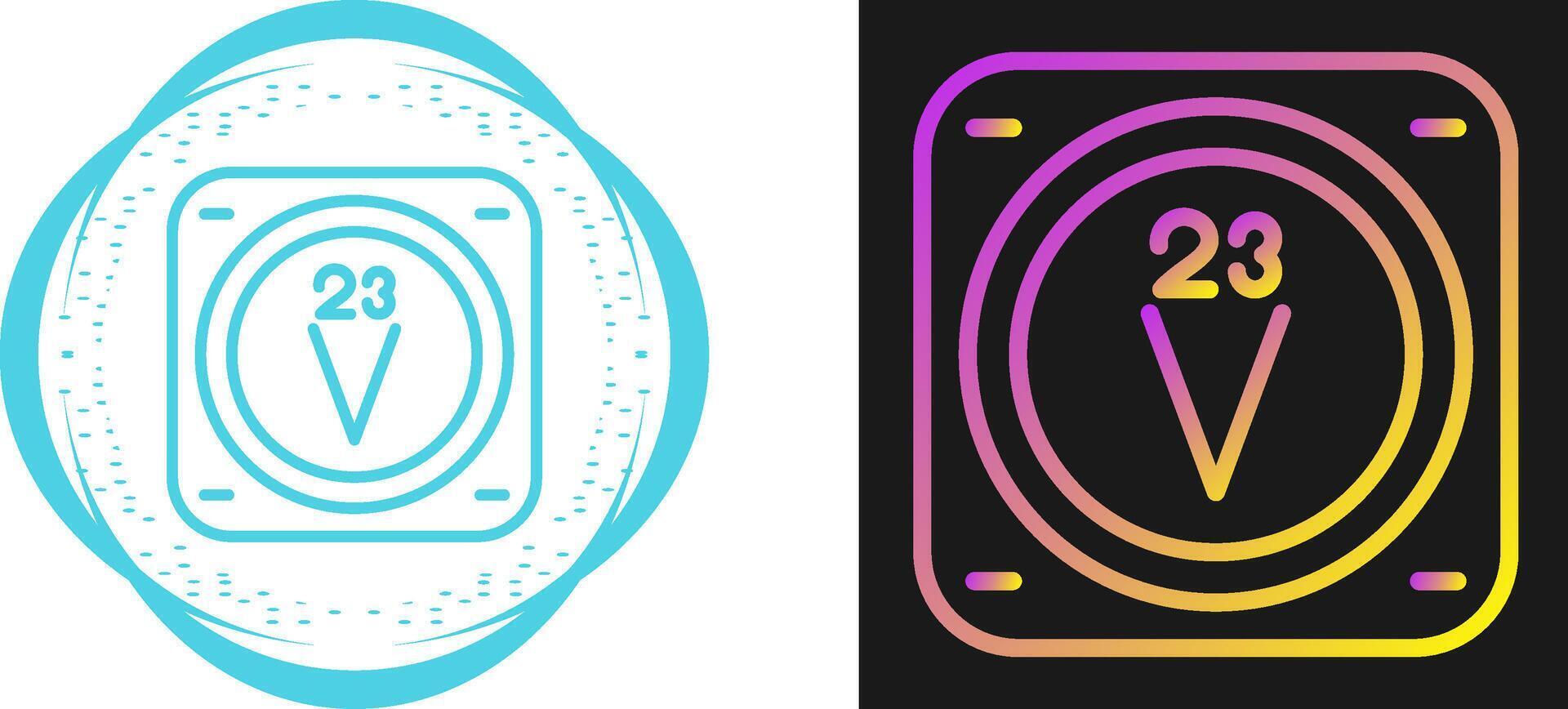 Vanadium Vector Icon
