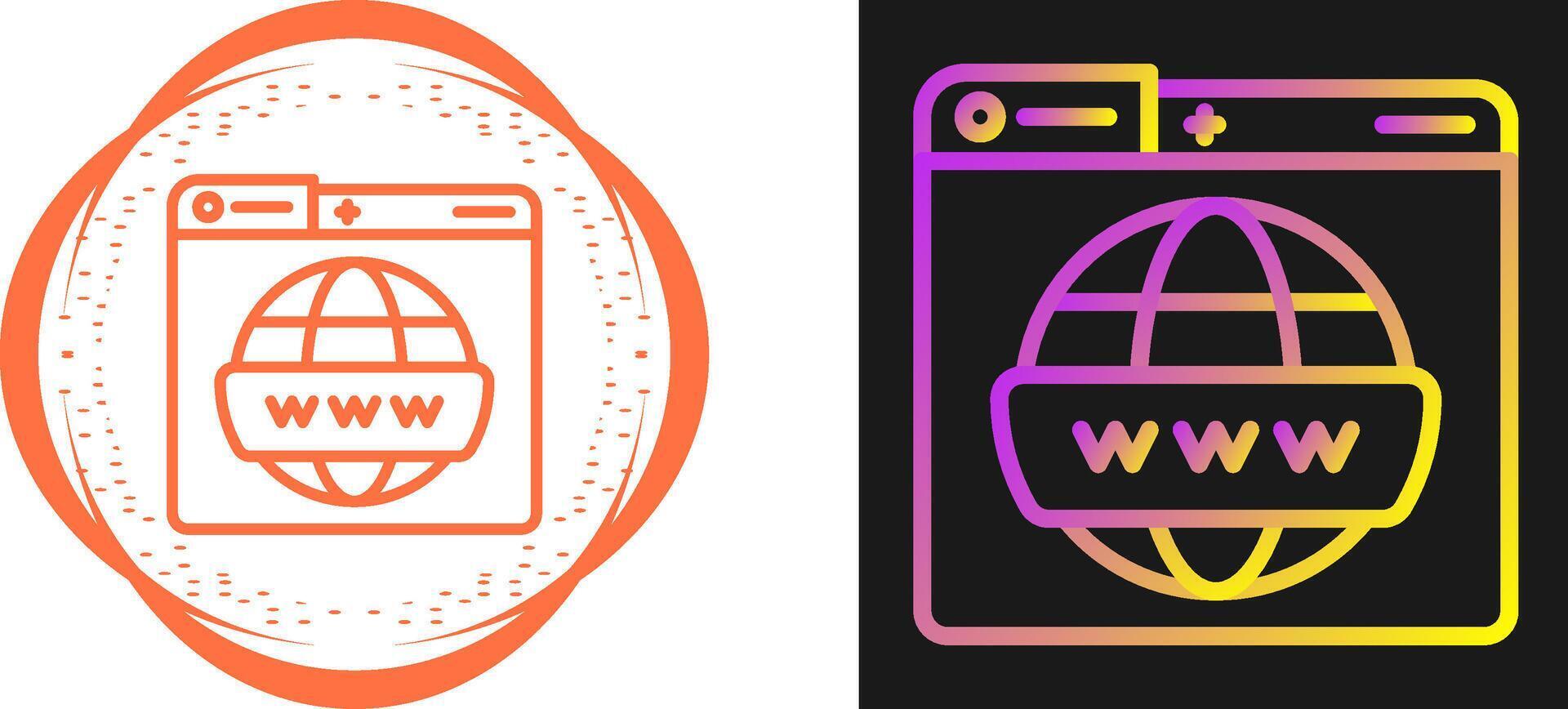 World Wide Web Vector Icon