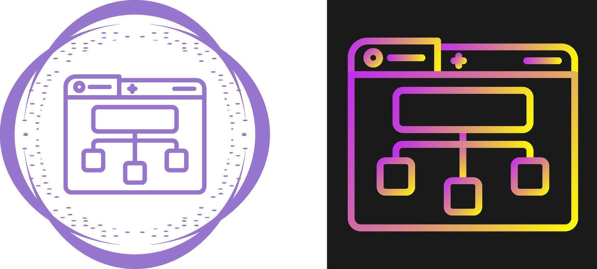 Site Map Vector Icon