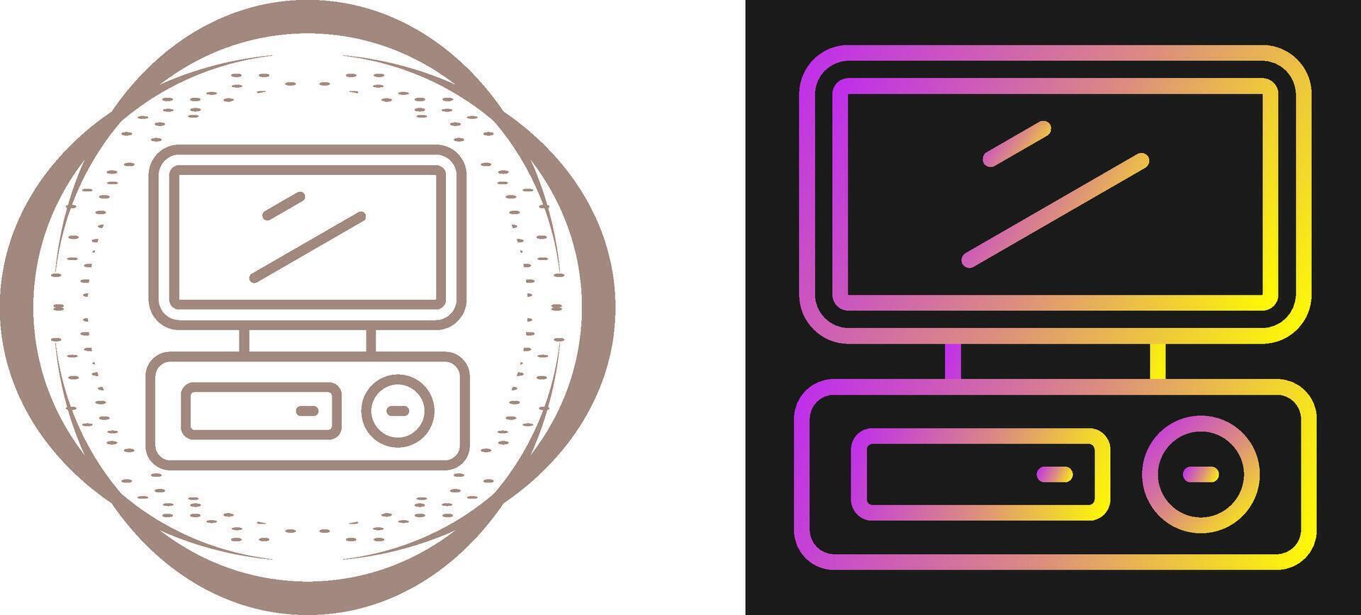 Desktop Vector Icon