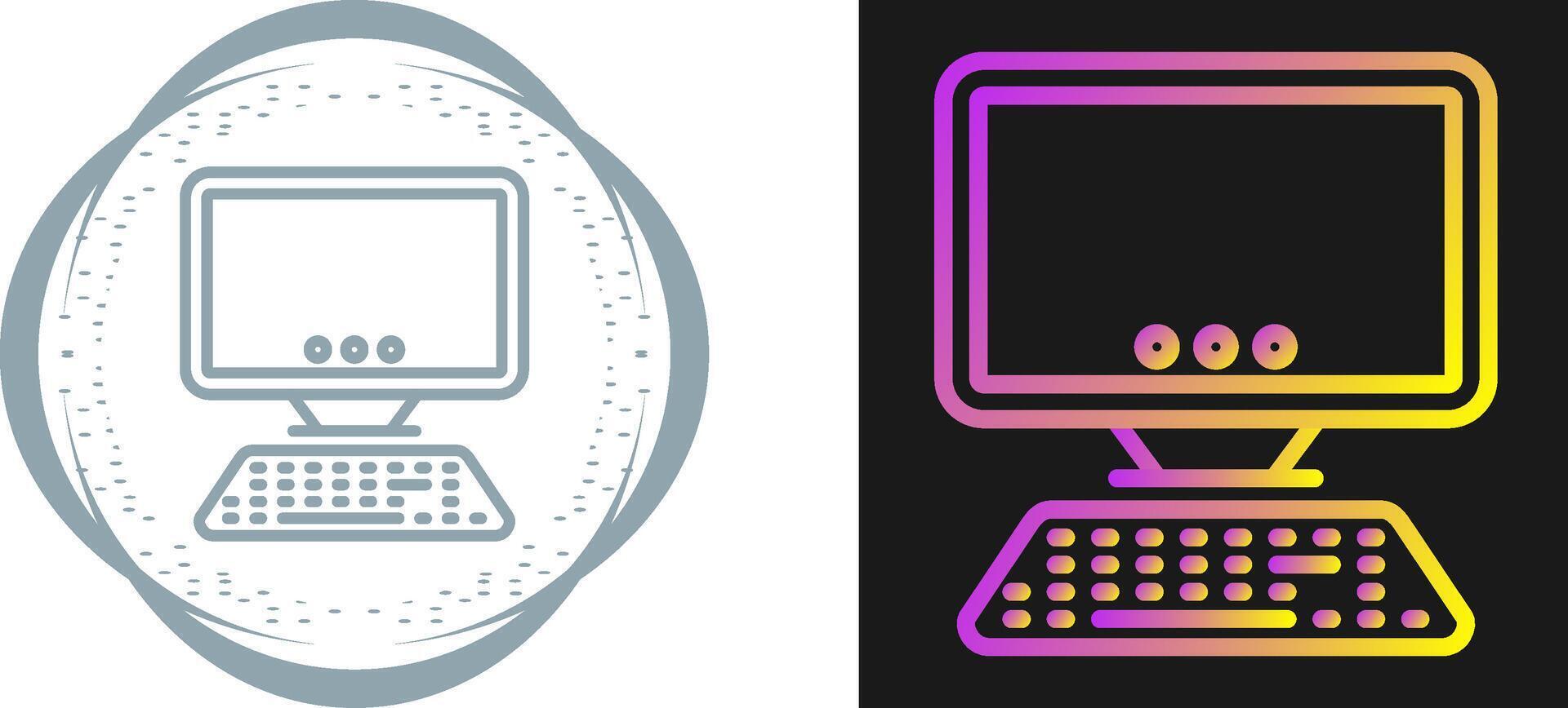 Desktop Vector Icon