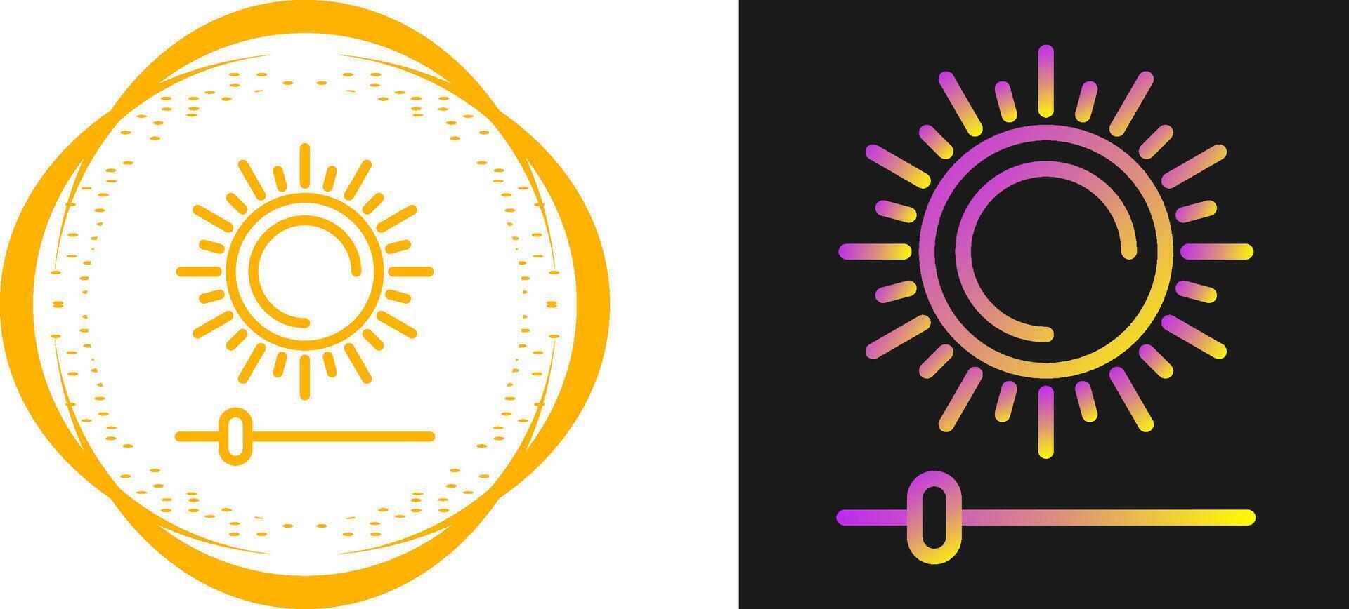 Brightness And Contrast Vector Icon