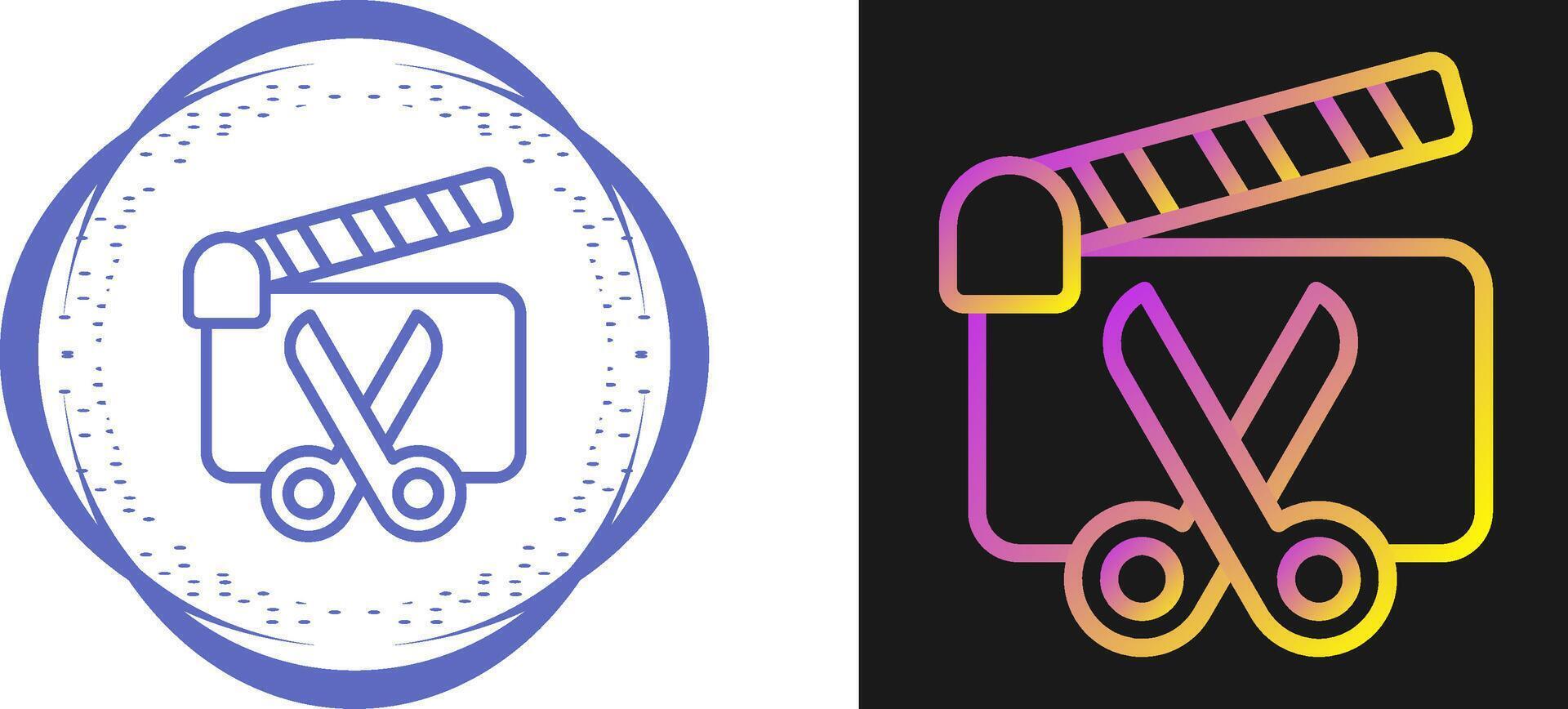 Film Editing Vector Icon