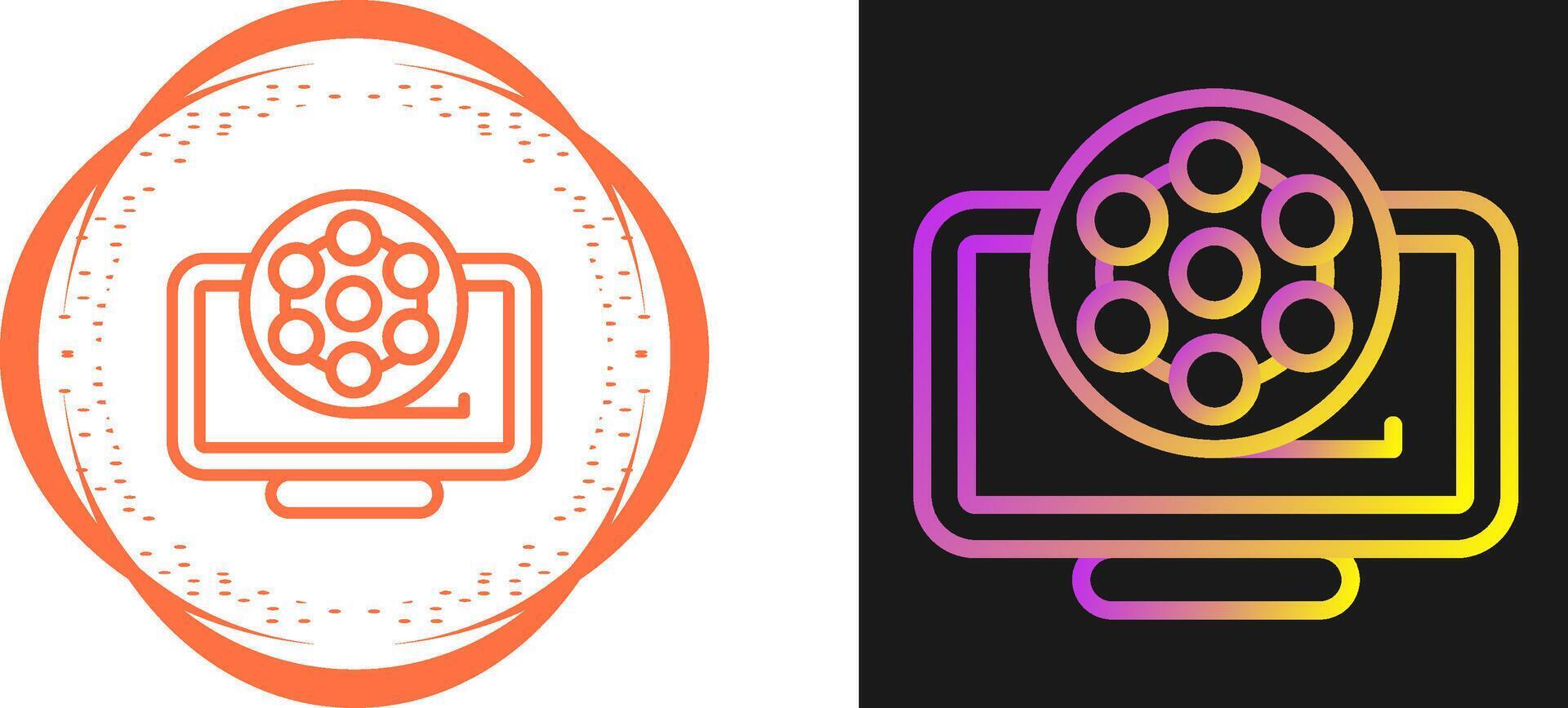 Film Reel Vector Icon