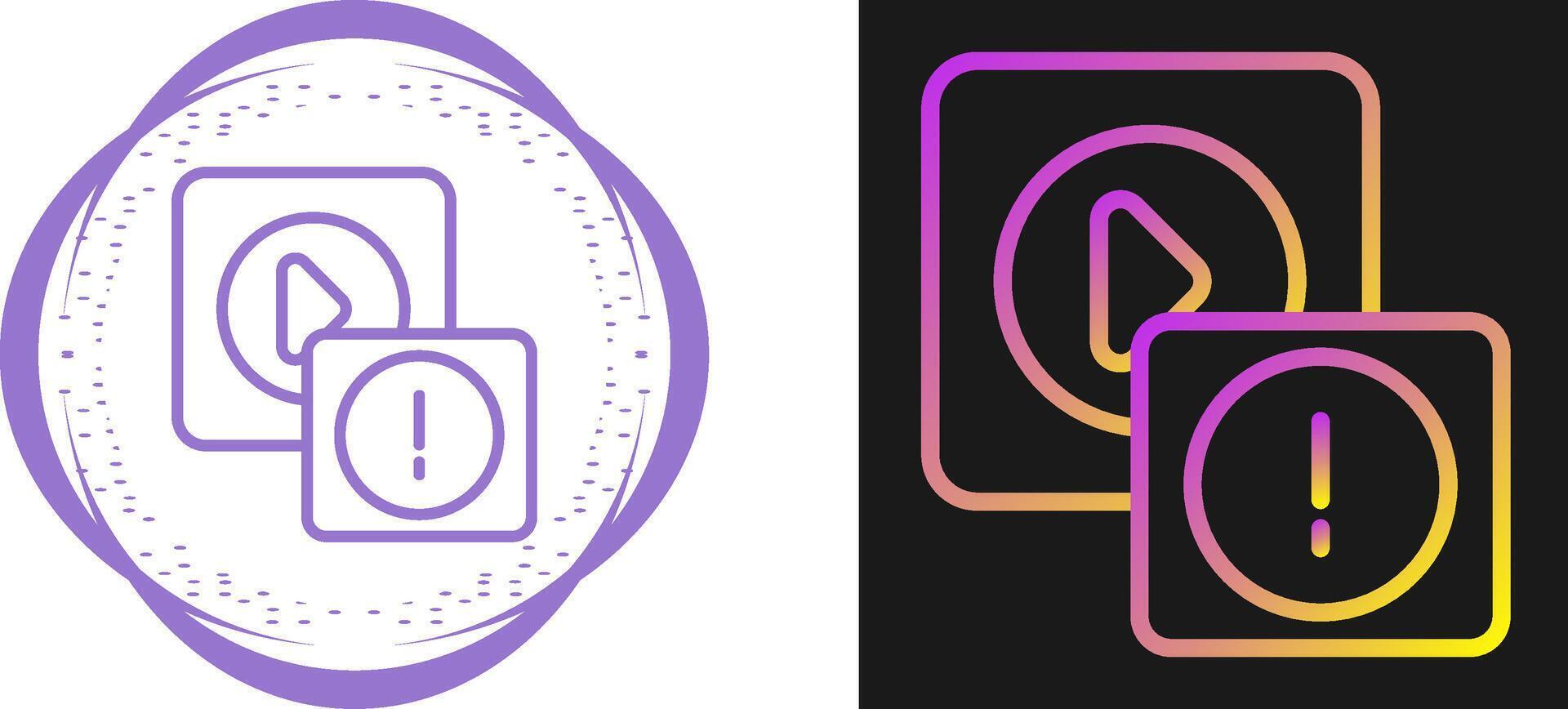Error Vector Icon