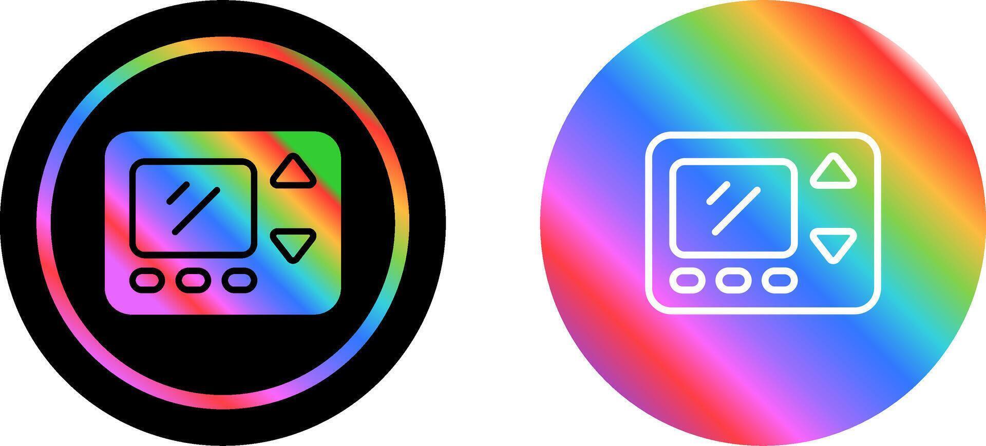Smart Thermostat Vector Icon