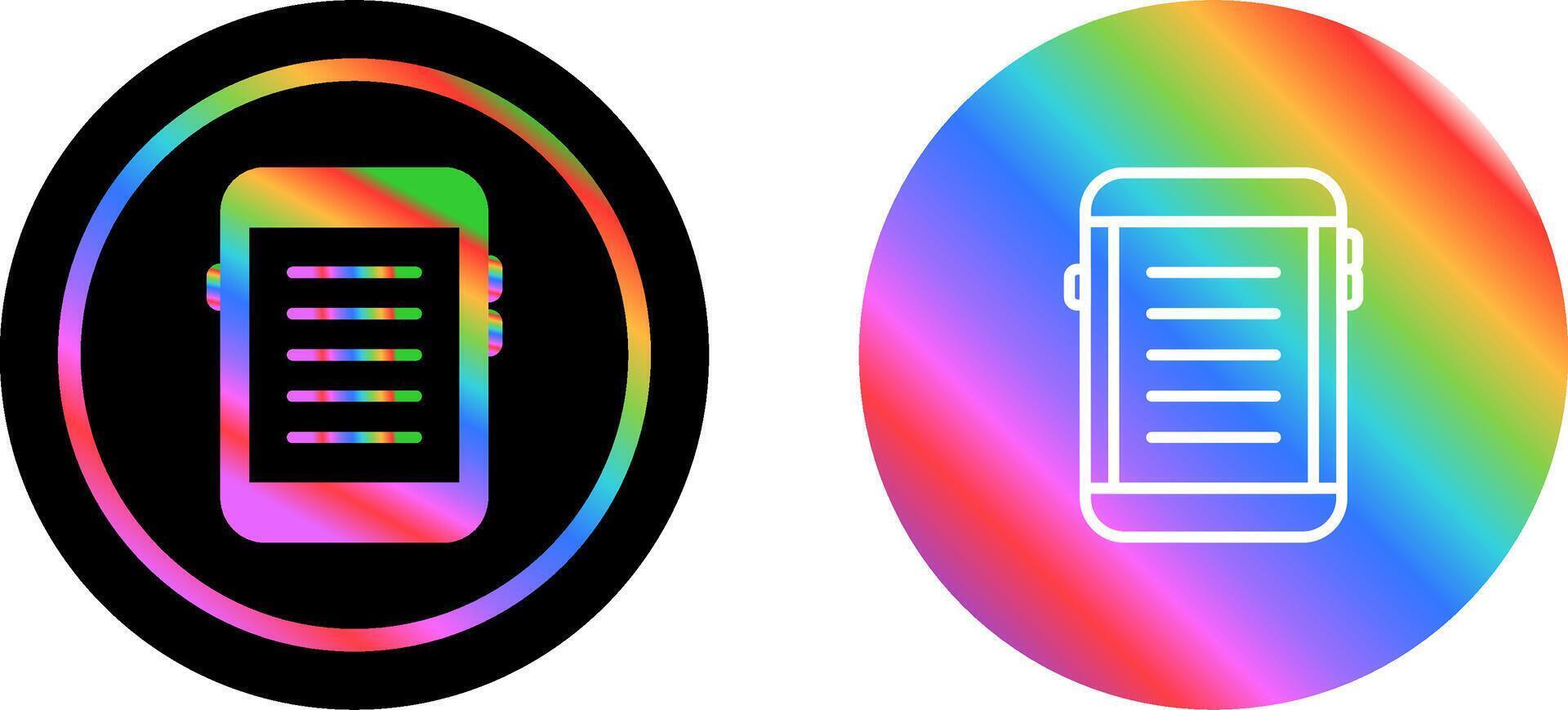 E-reader Vector Icon