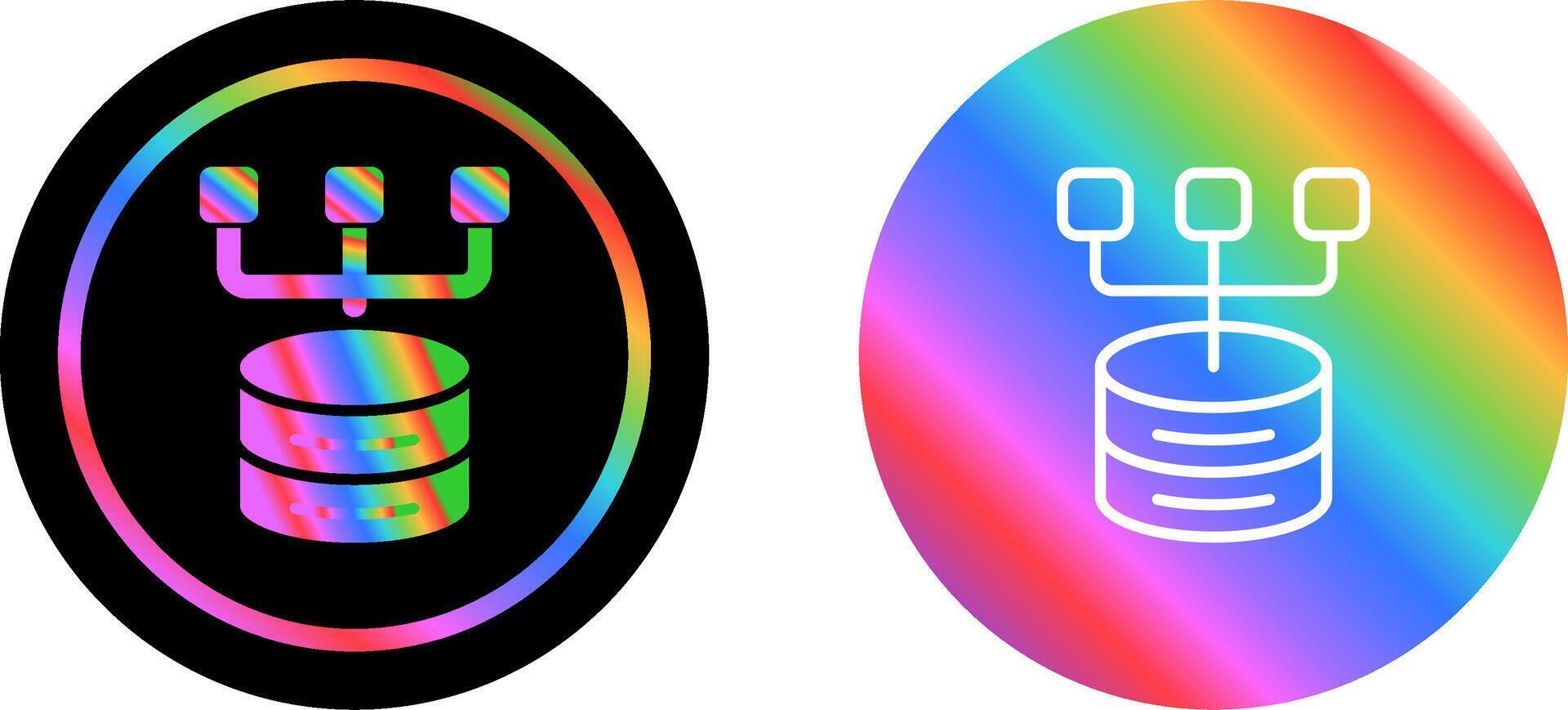 Data Modeling Vector Icon