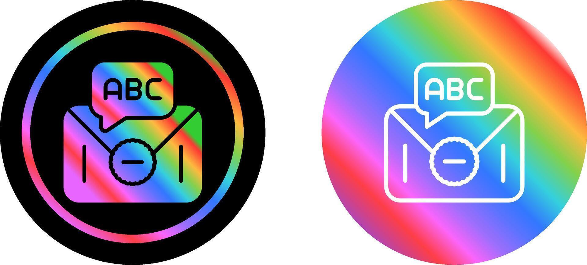 Text Message Vector Icon