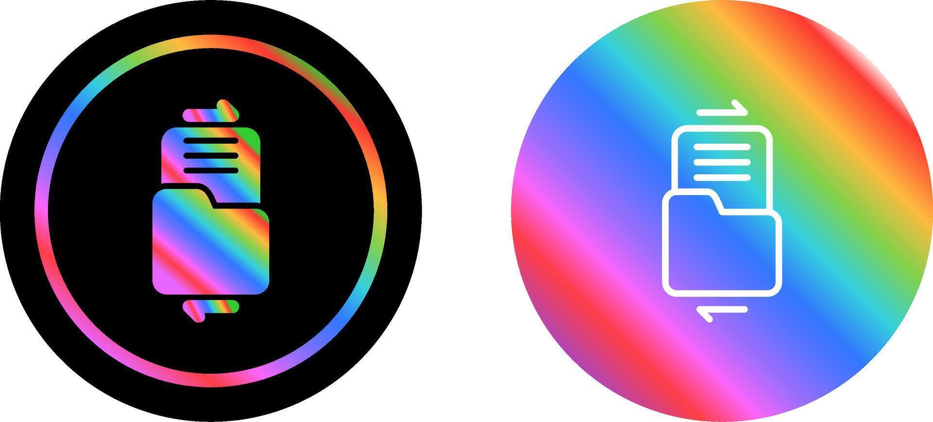 File Sharing Vector Icon