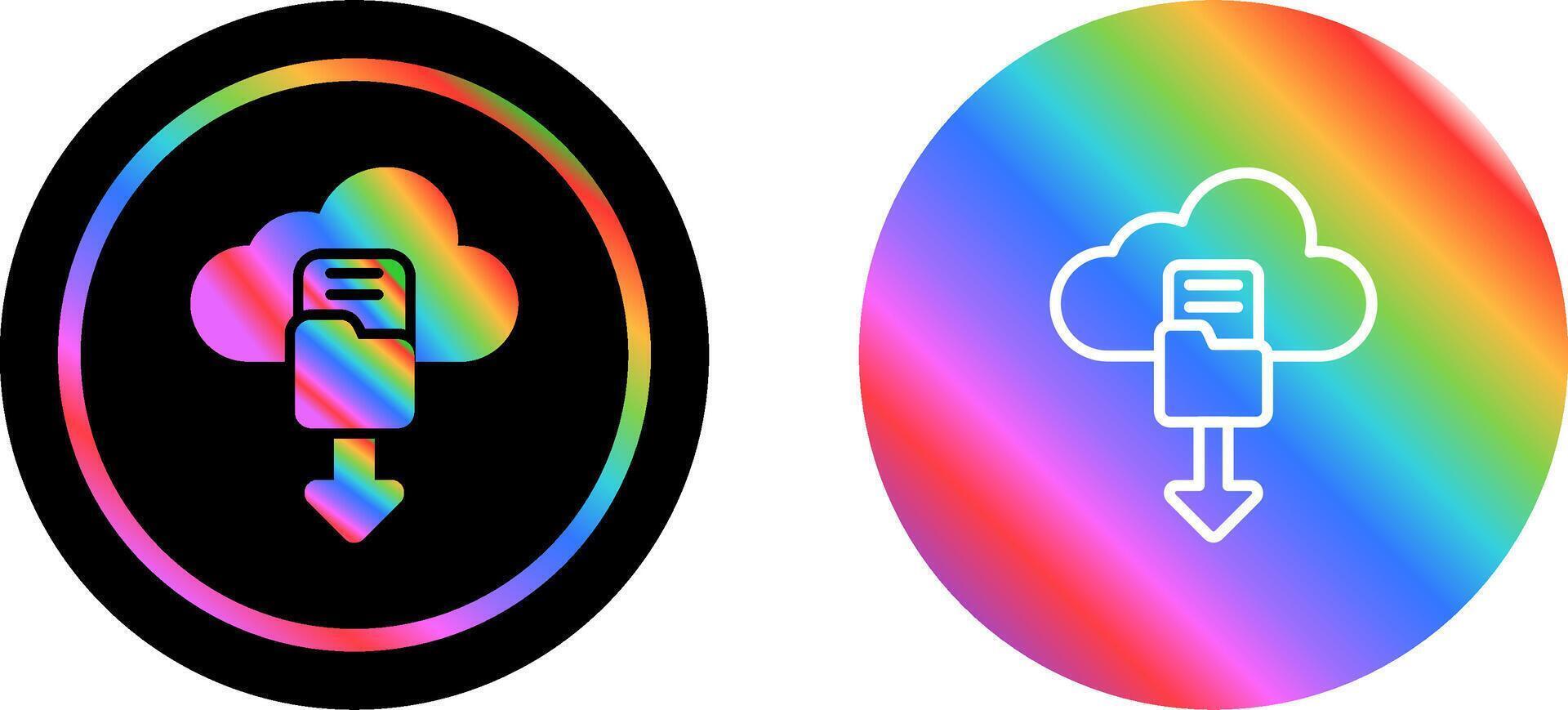 Cloud Security Auditing Vector Icon