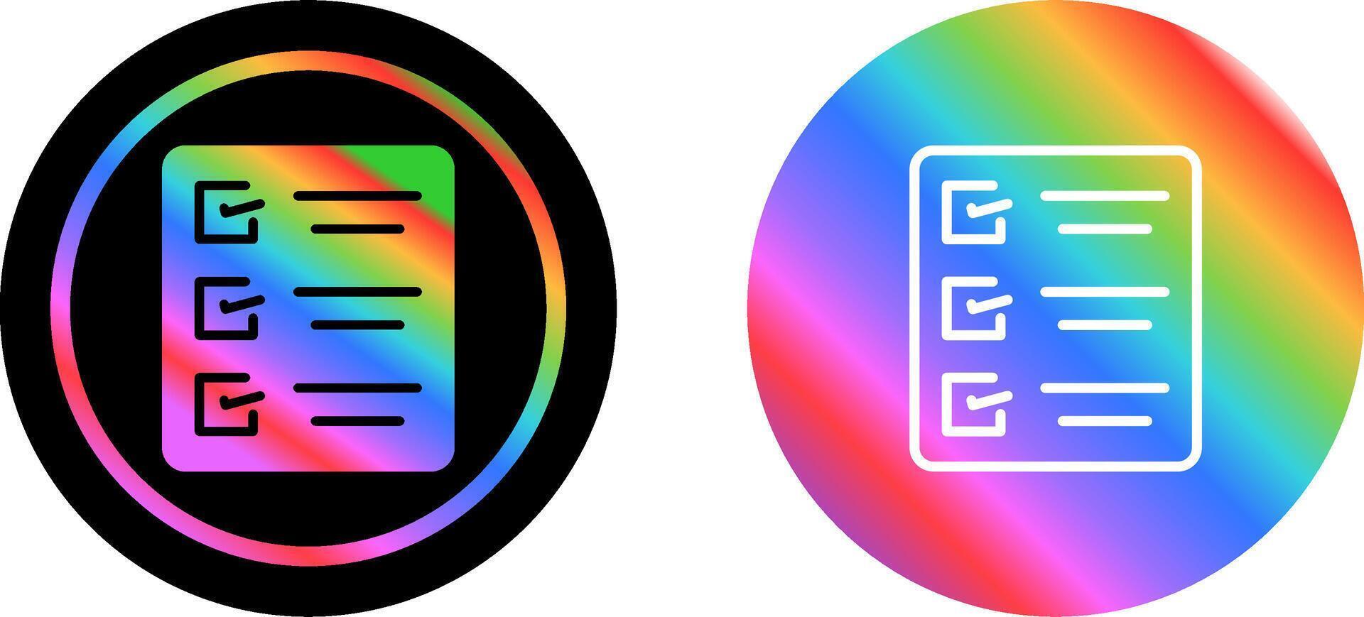 Task list Vector Icon