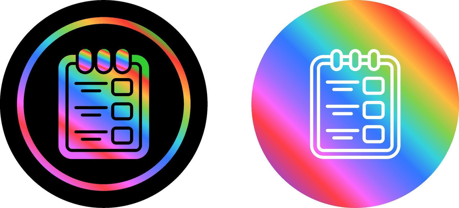 Task list with clipboard Vector Icon