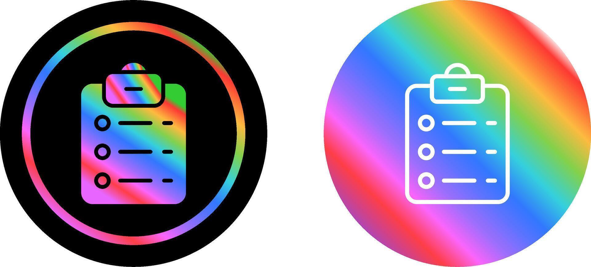 List Check Vector Icon