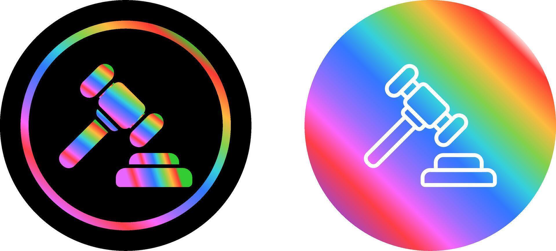Gavel Vector Icon