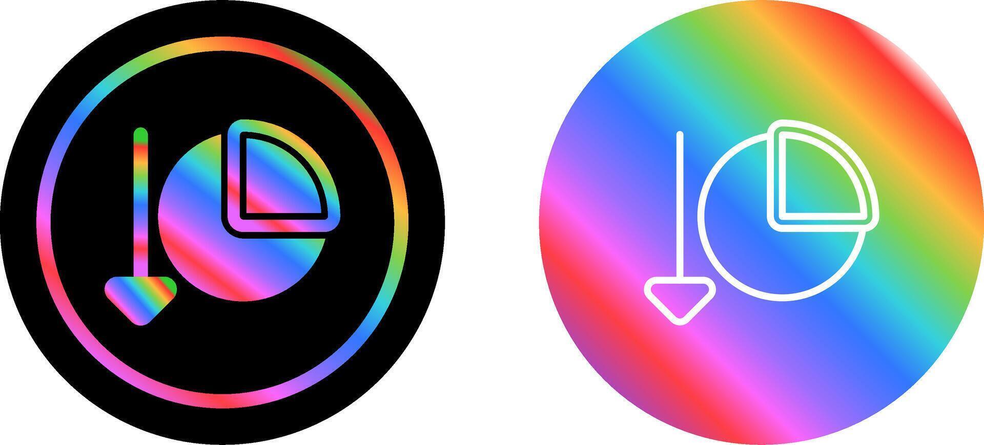 Chart Decreasing Vector Icon