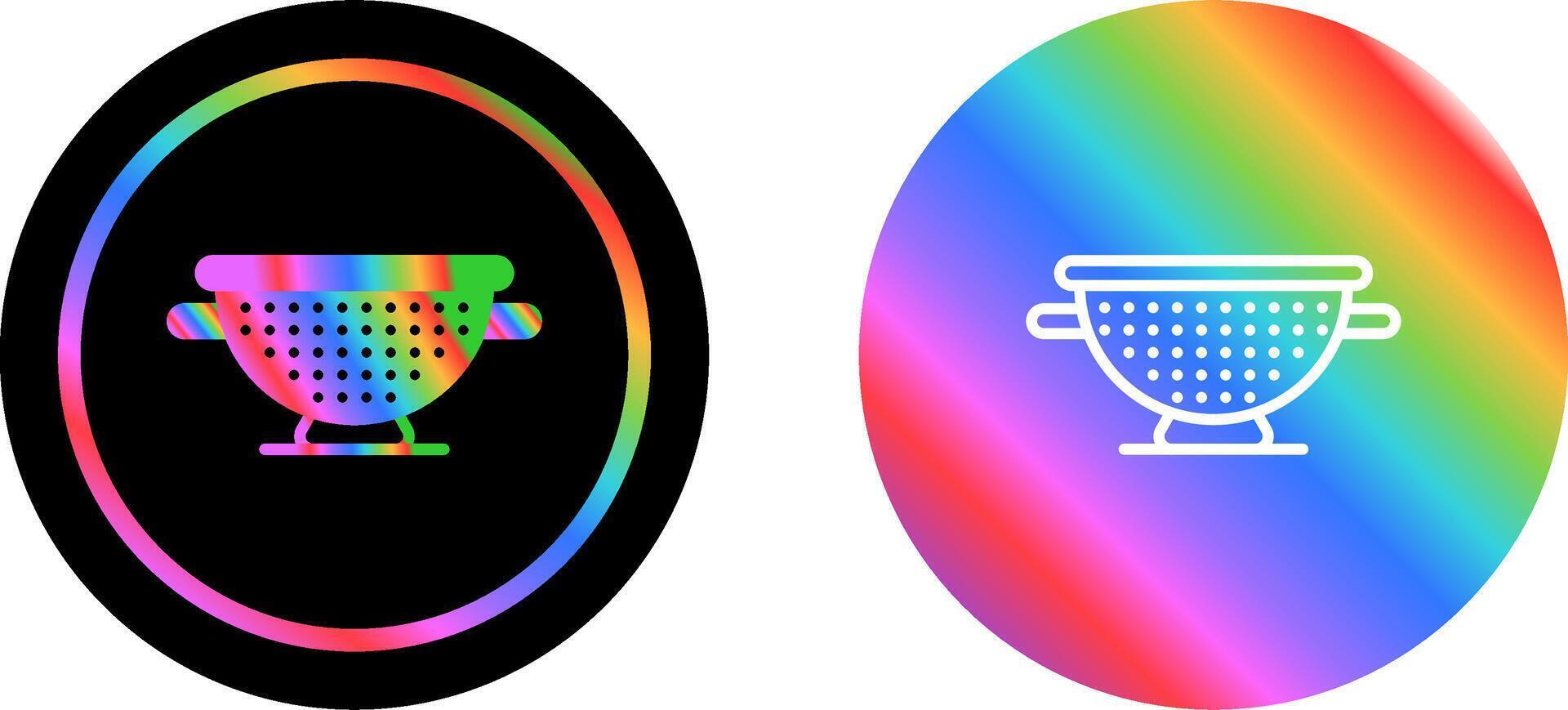 Colander Vector Icon