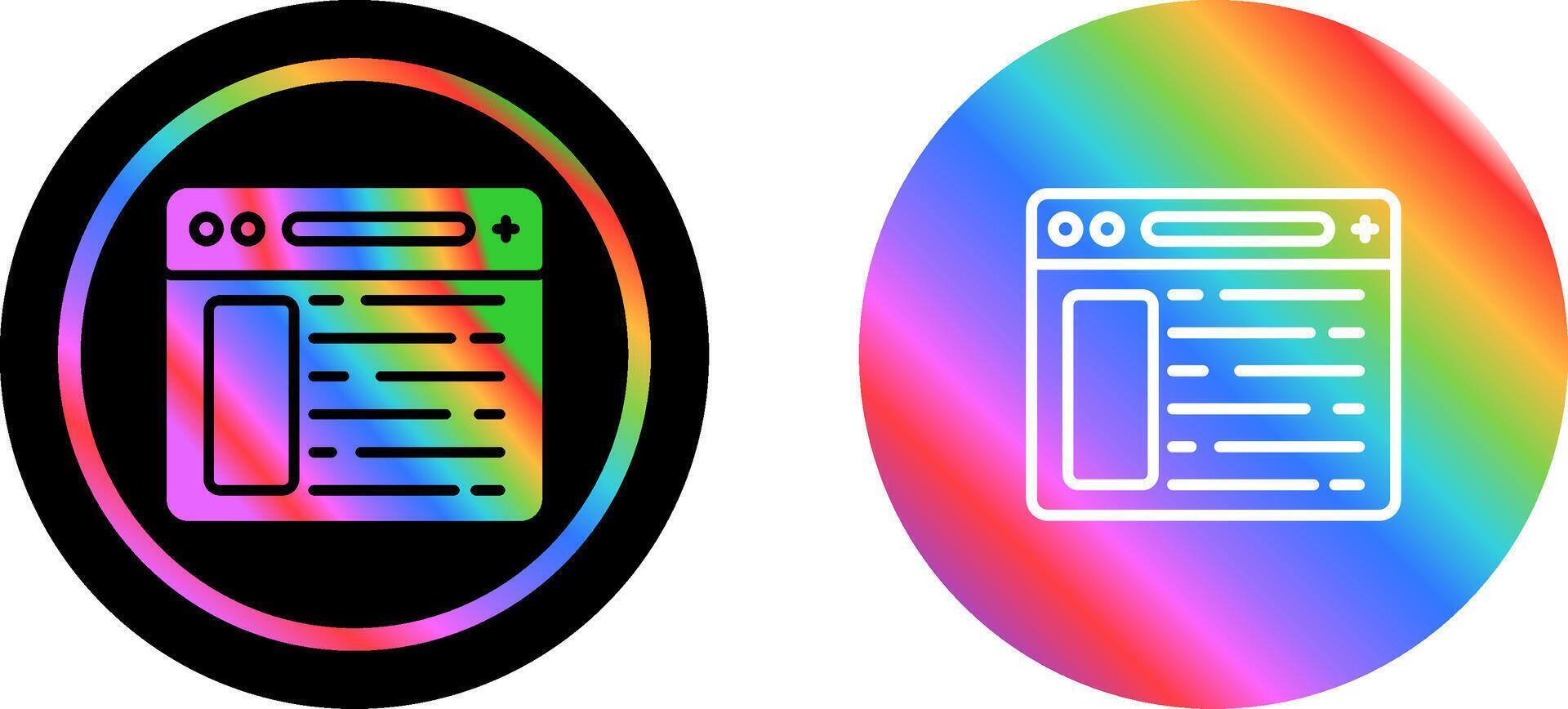 Browser Vector Icon