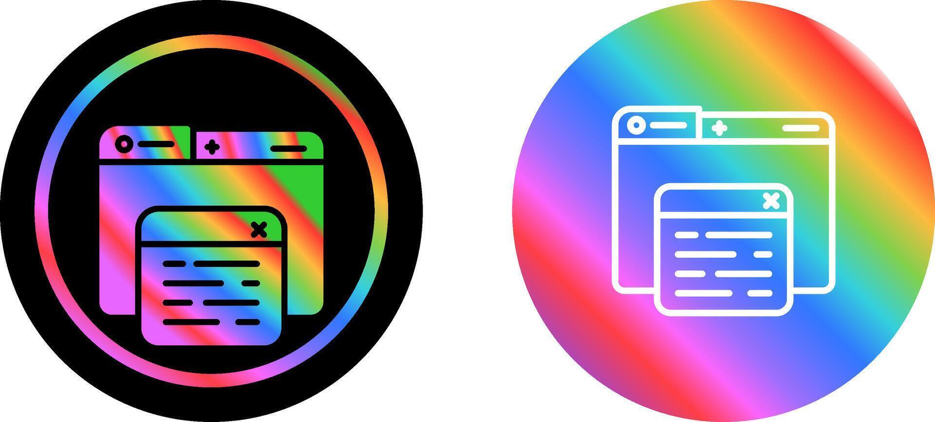 Pop Up Vector Icon