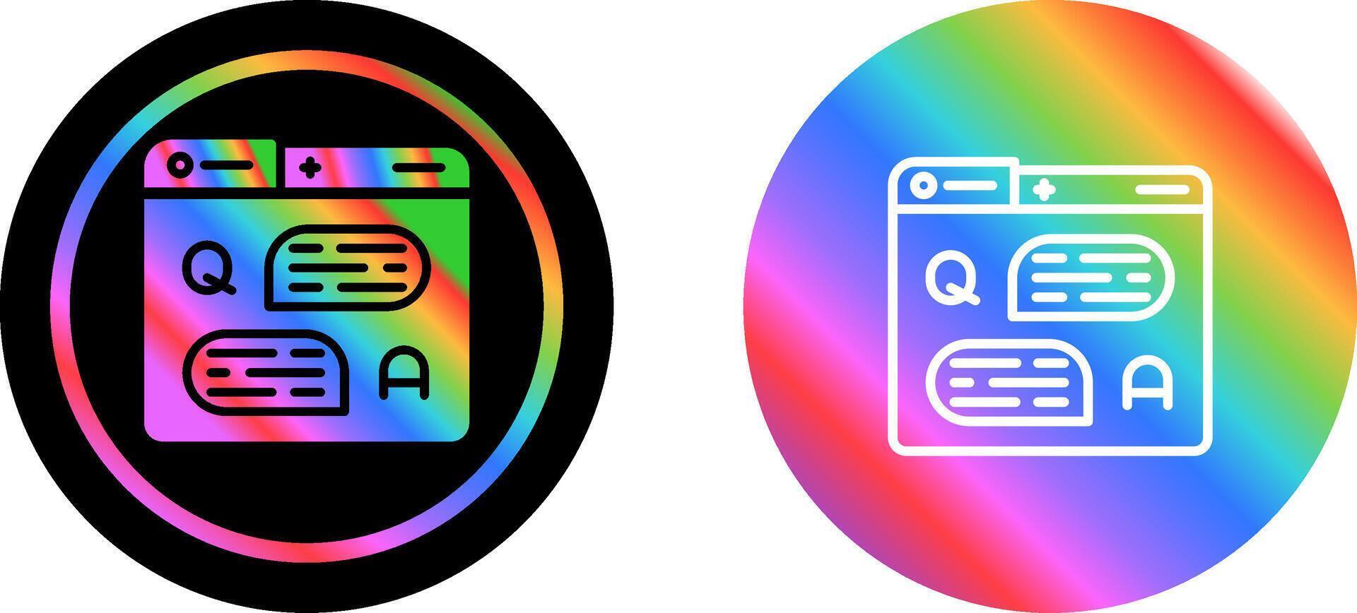 Forum Vector Icon