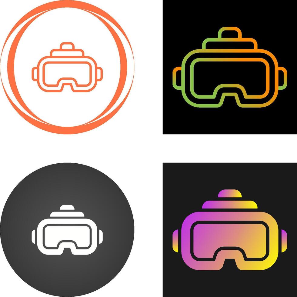 Virtual Reality Headset Vector Icon