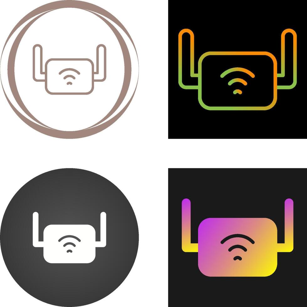 Wi-Fi Range Extender Vector Icon