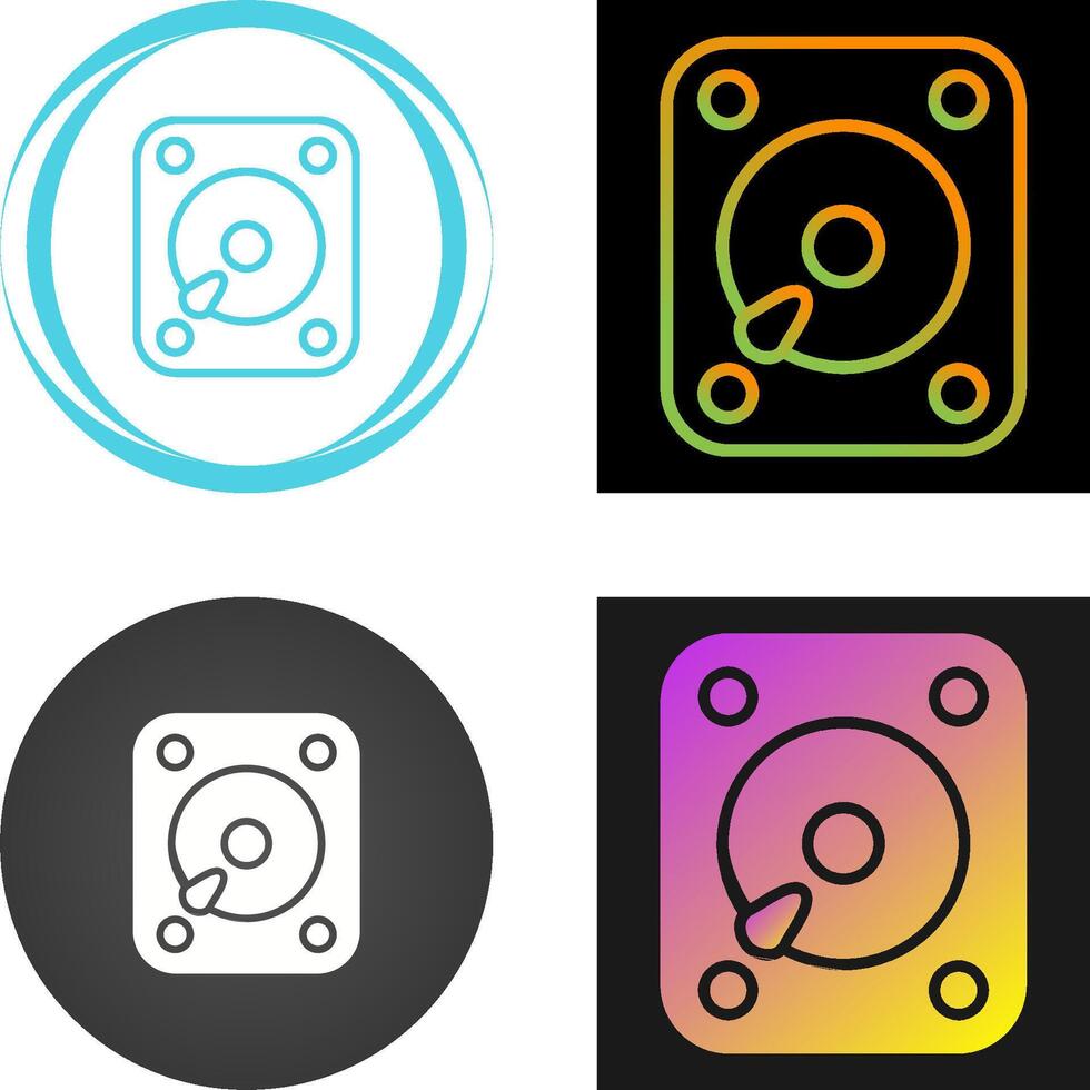 External Hard Drive Vector Icon