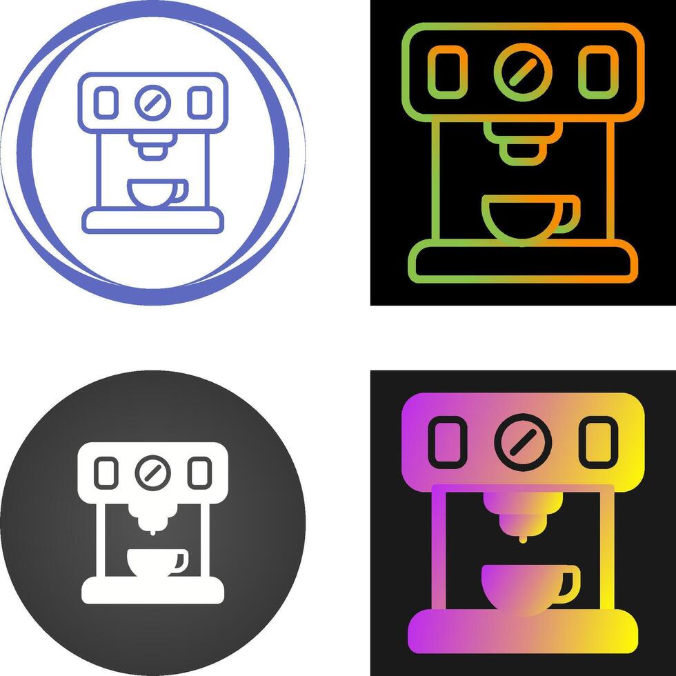 Coffee Maker with Wi-Fi Vector Icon