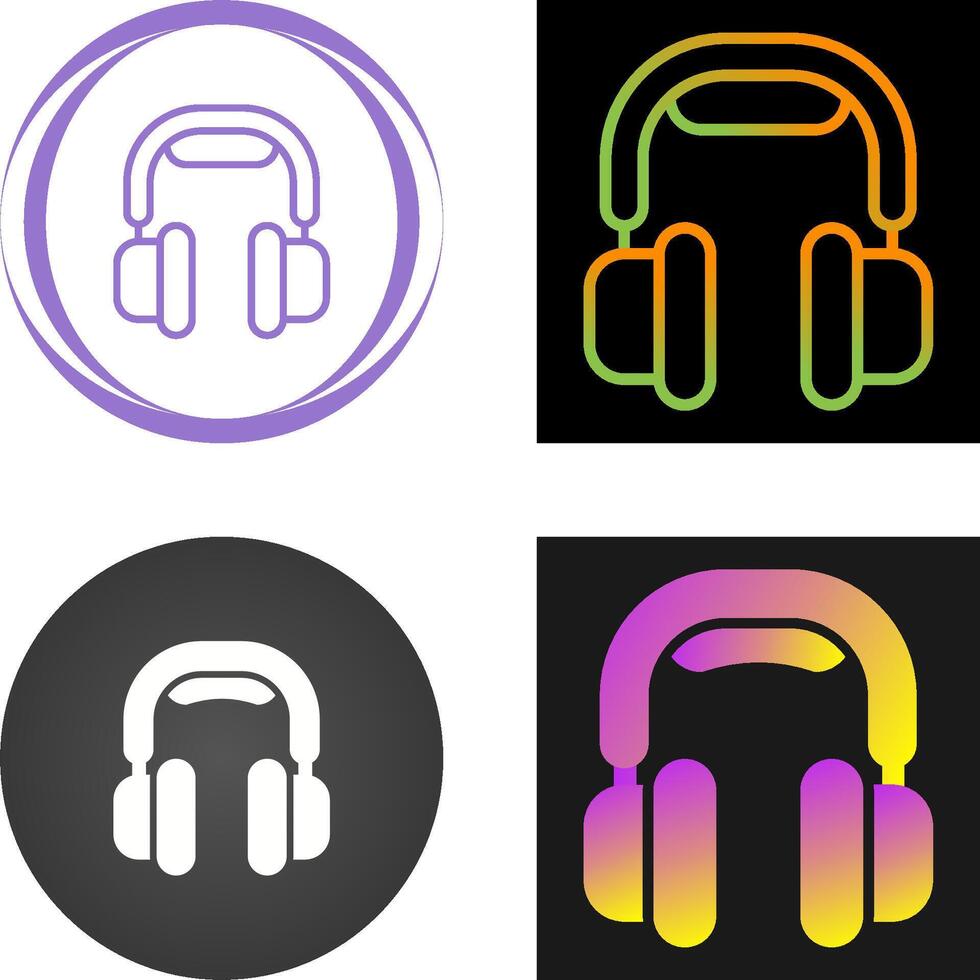 Headphones Vector Icon