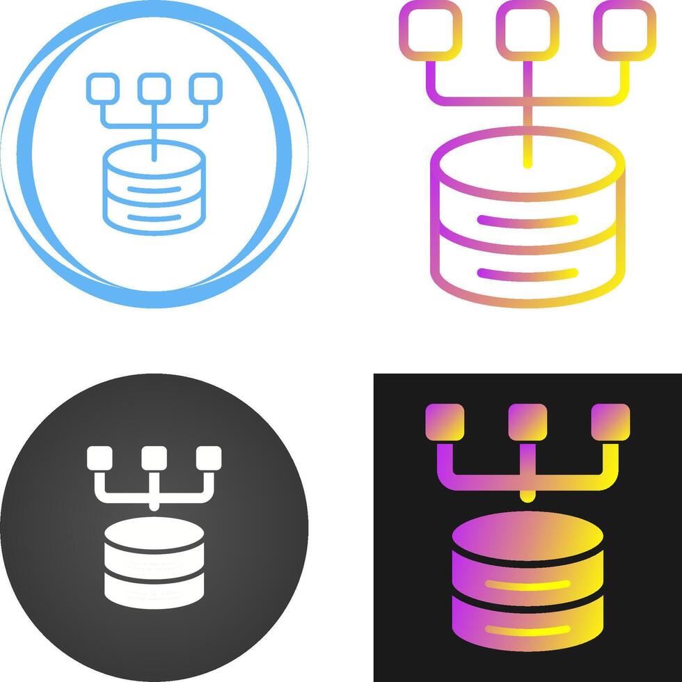 Data Modeling Vector Icon