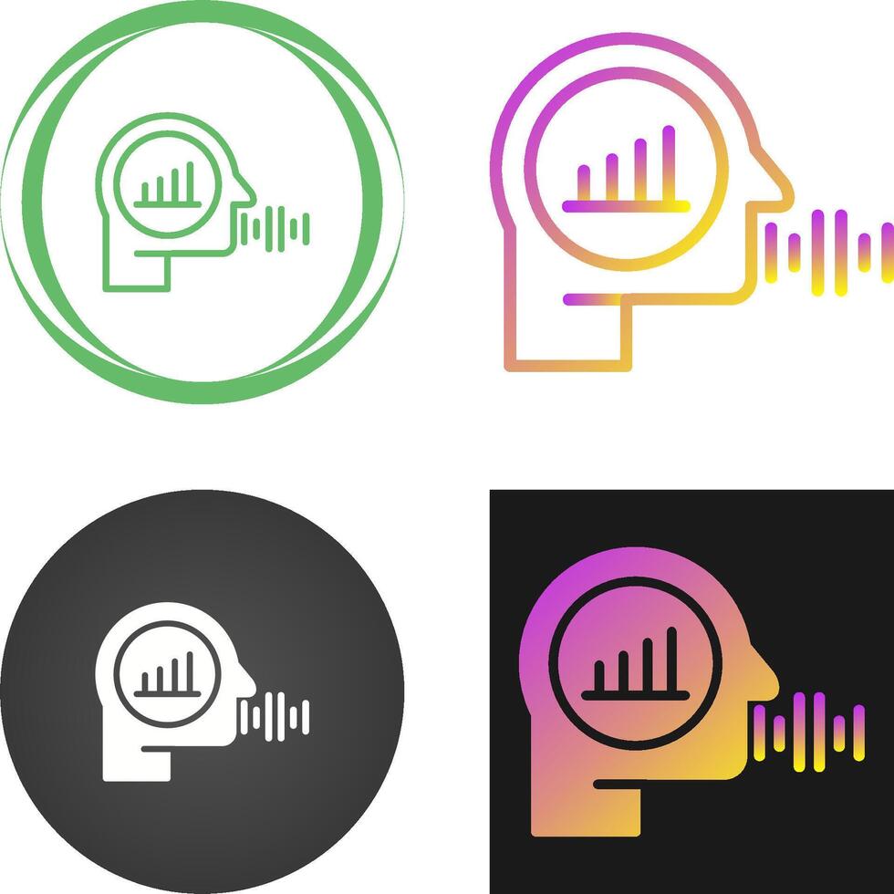 Voice Analytics Vector Icon