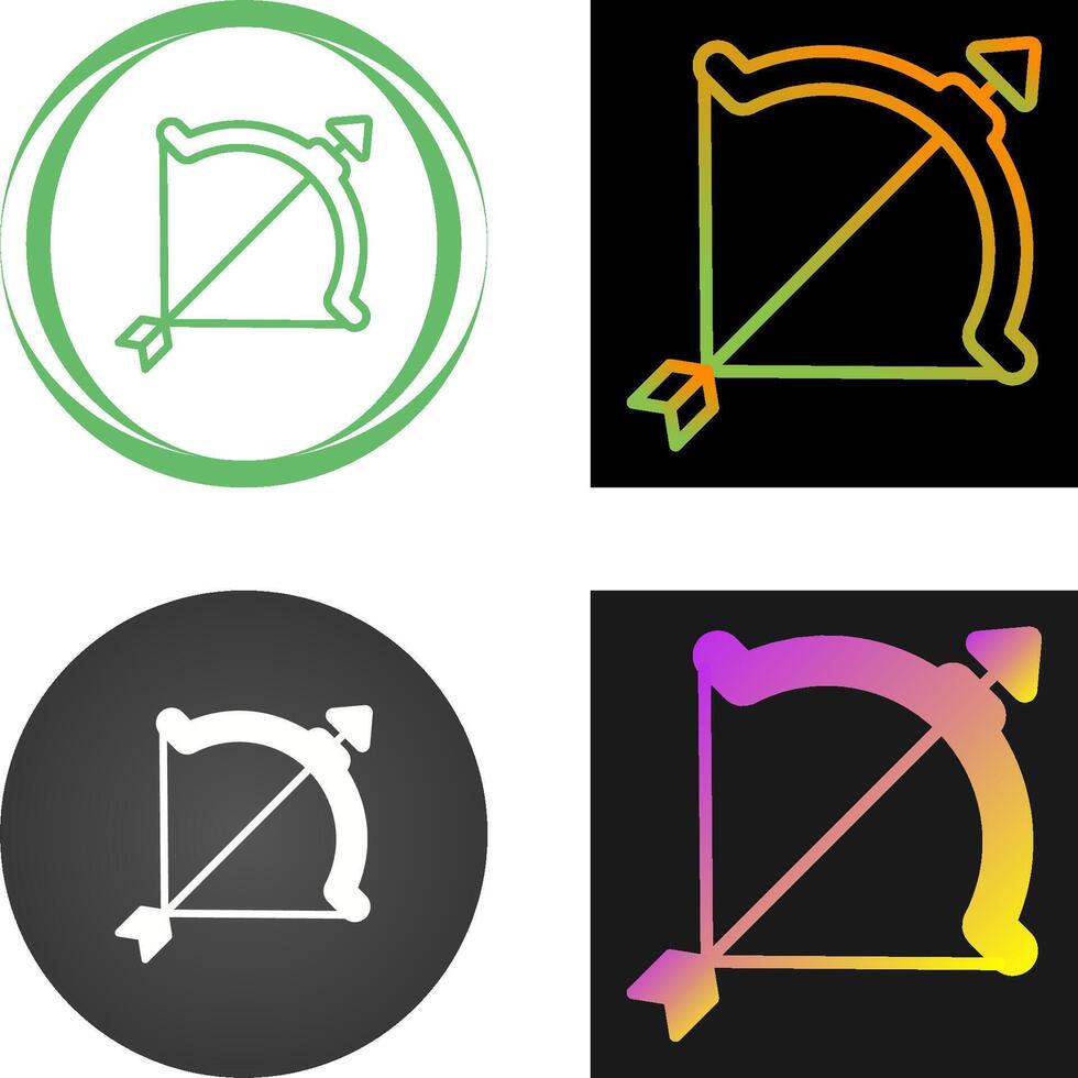 Bow and arrow Vector Icon