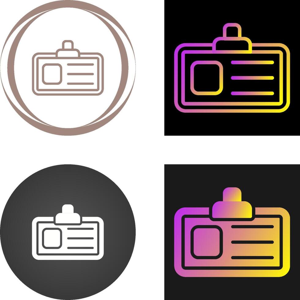 Business Card Vector Icon