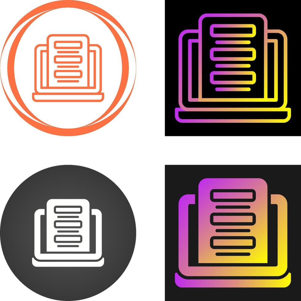 Feedback Form Vector Icon