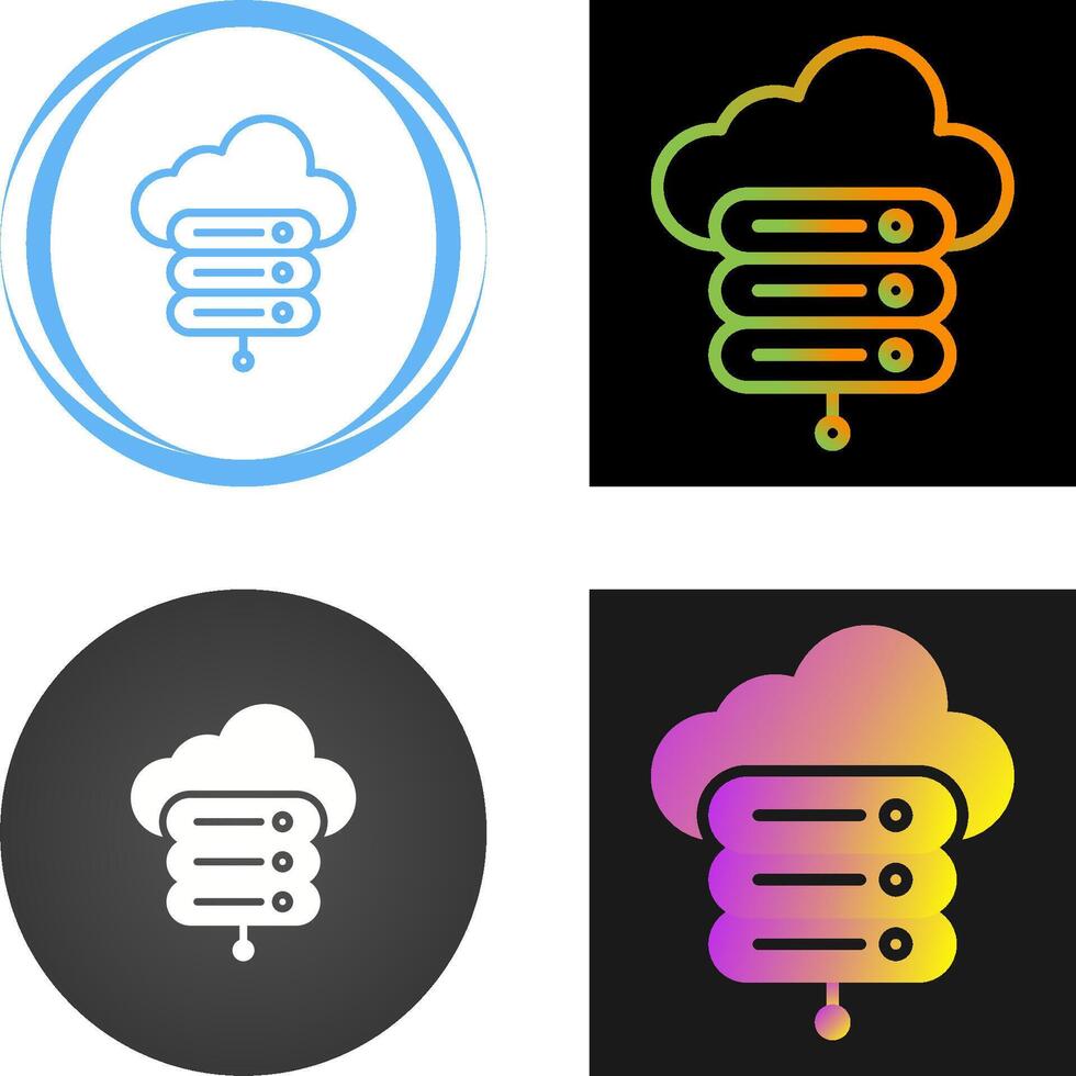 Cloud Storage Vector Icon