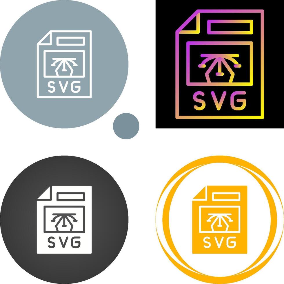 svg archivo vector icono