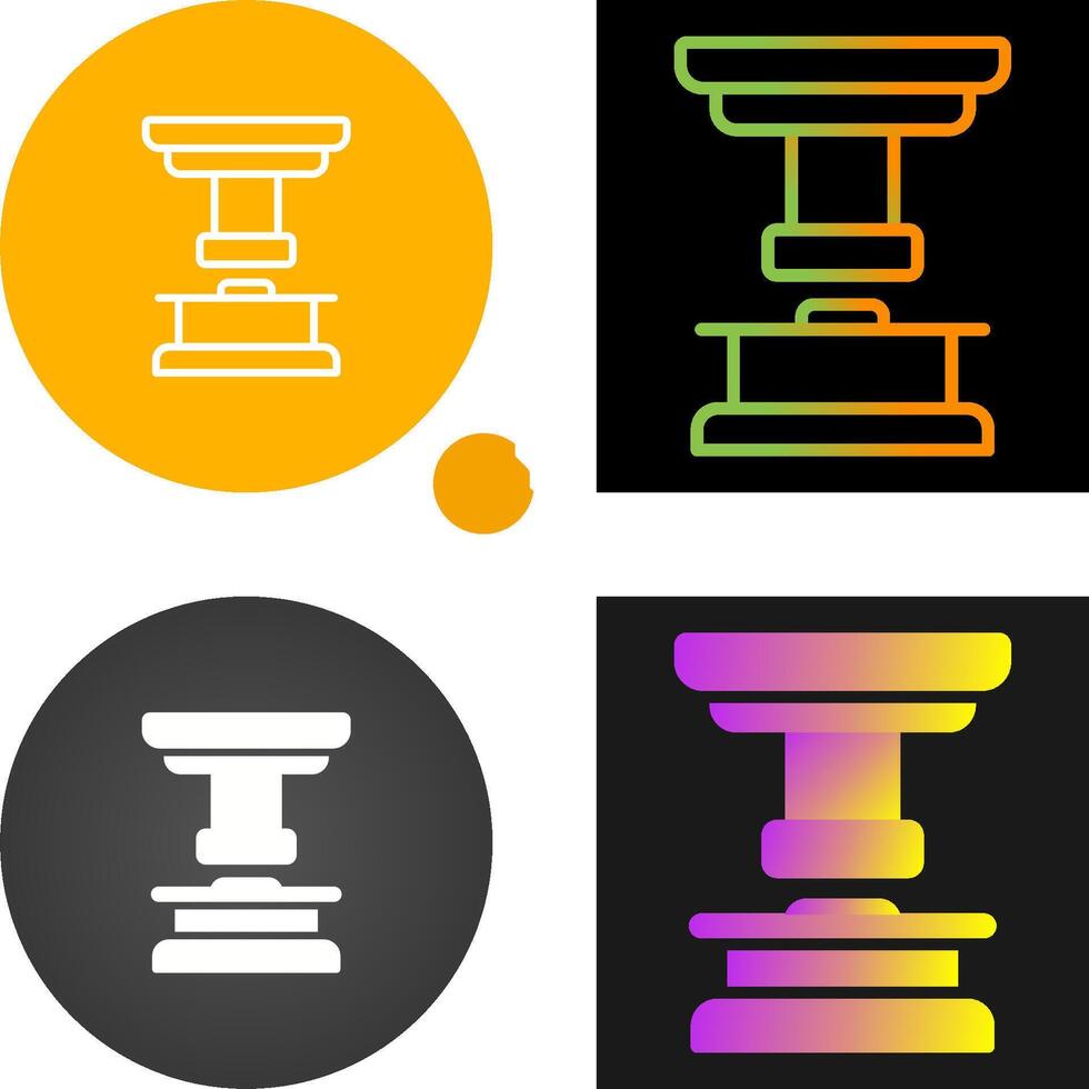 Hydraulic press Vector Icon
