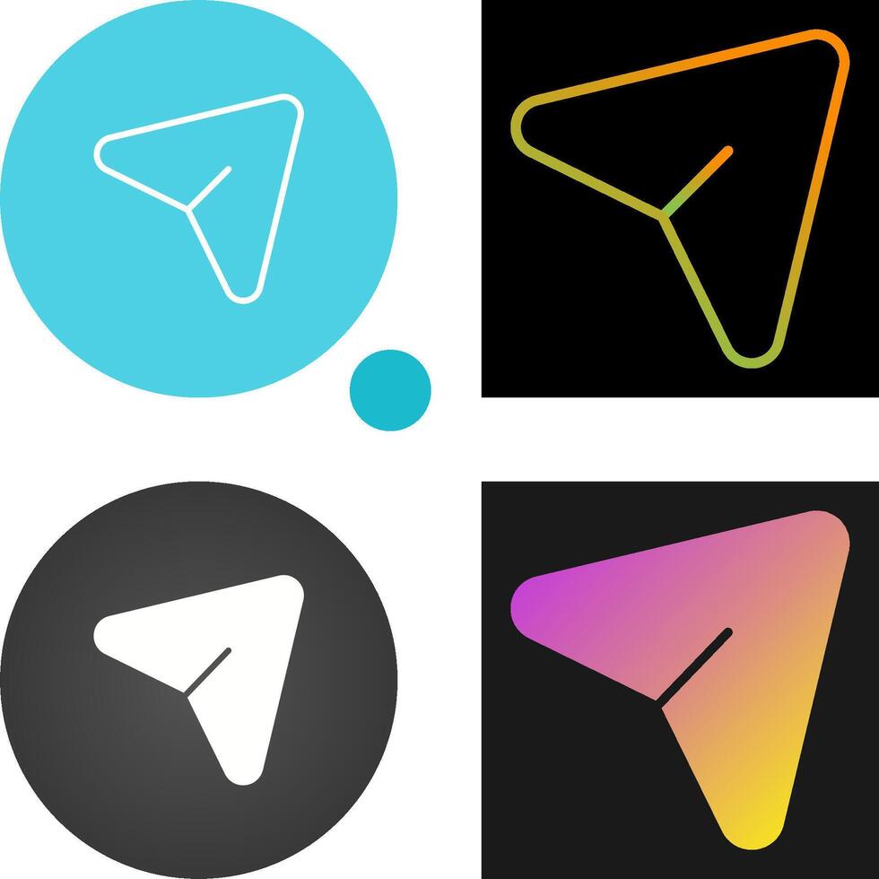 Paper Plane Vector Icon