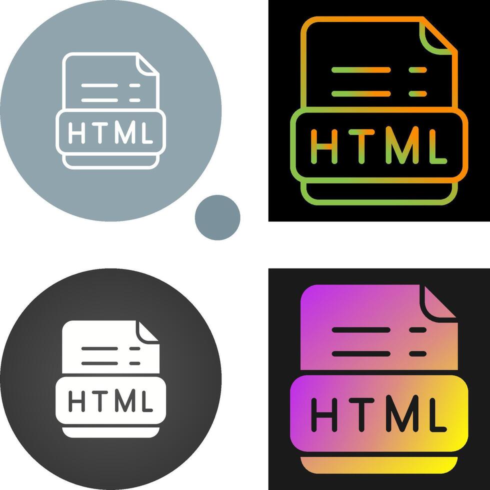 Html Vector Icon